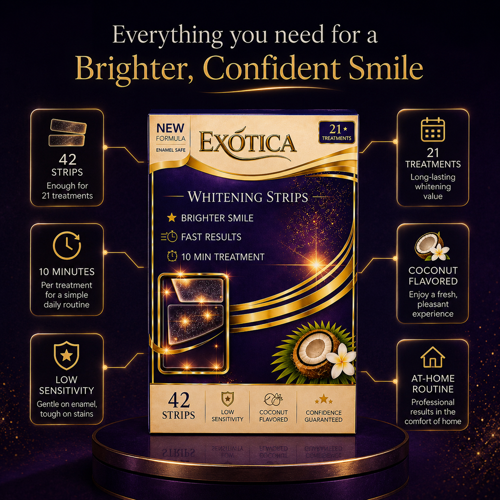 EXÓTICA Whitening Strips